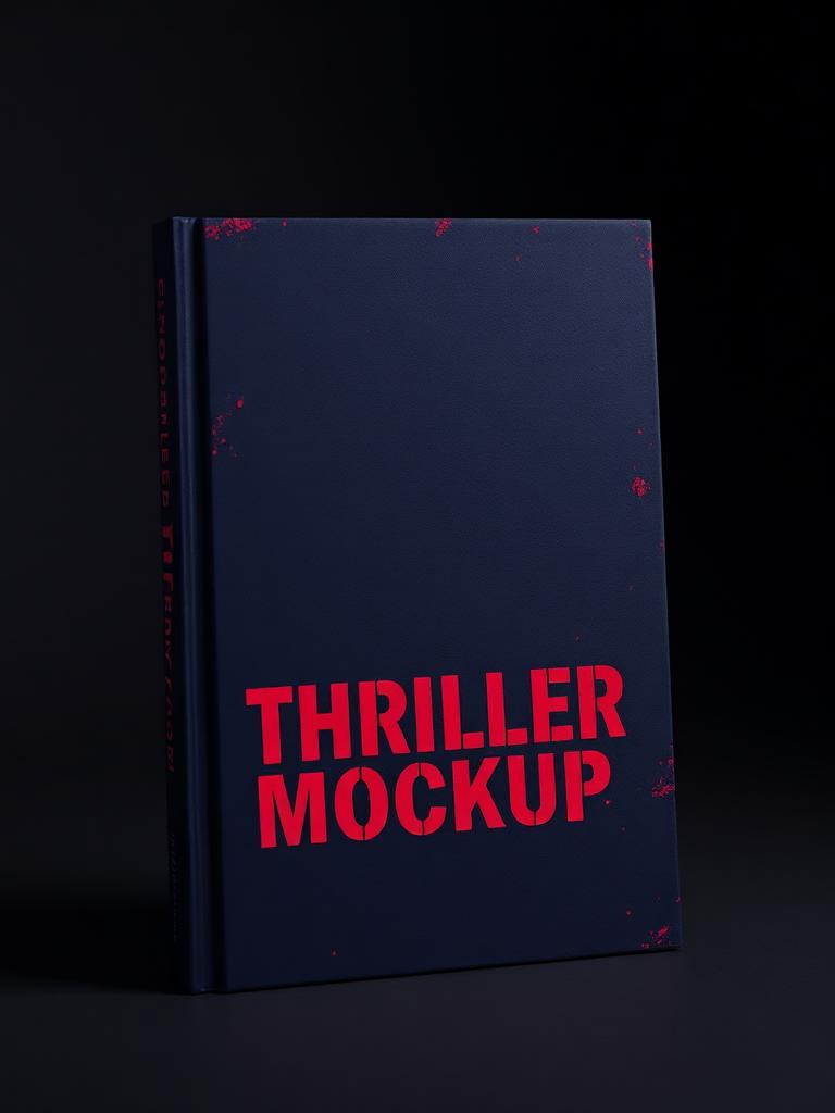 Thriller book cover design